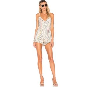 TULAROSA Amelia Romper in Linen